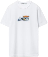 Alexander Wang SS23 Knit Teacup Print Crewneck T-Shirt Unisex White. UCC1231598-111 Alexander Wang SS23 Knit Teacup Print Crewneck T-Shirt Unisex White. UCC1231598-111