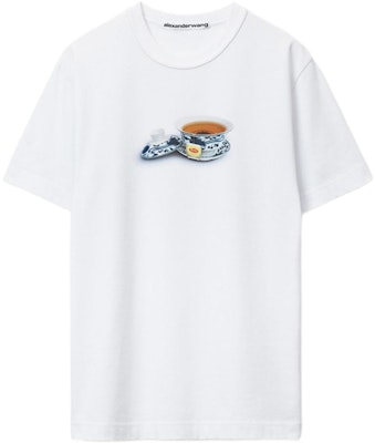 Camiseta Unisex Blanco Alexander Wang SS23 Tejido Estampado Tazas de Té. UCC1231598-111 Buy Camiseta Unisex Blanco Alexander Wang SS23 Tejido Estampado Tazas de Té. UCC1231598-111