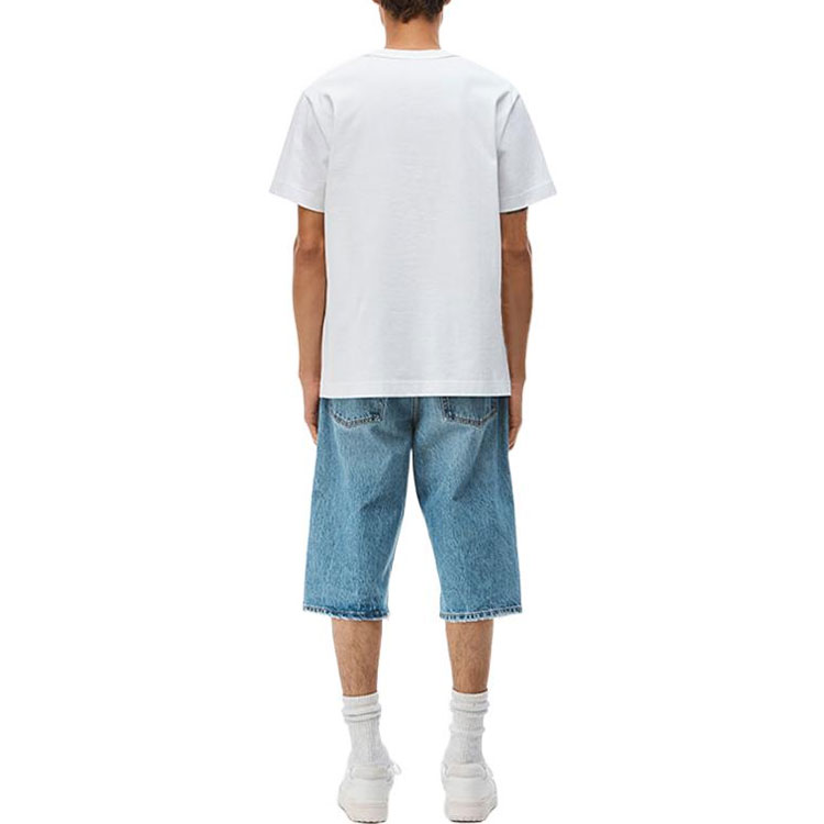 Lookbook Camiseta Unisex Blanco Alexander Wang SS23 Tejido Estampado Tazas de Té. UCC1231598-111