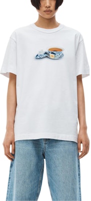 Camiseta Unisex Blanco Alexander Wang SS23 Tejido Estampado Tazas de Té. UCC1231598-111 Shop Camiseta Unisex Blanco Alexander Wang SS23 Tejido Estampado Tazas de Té. UCC1231598-111