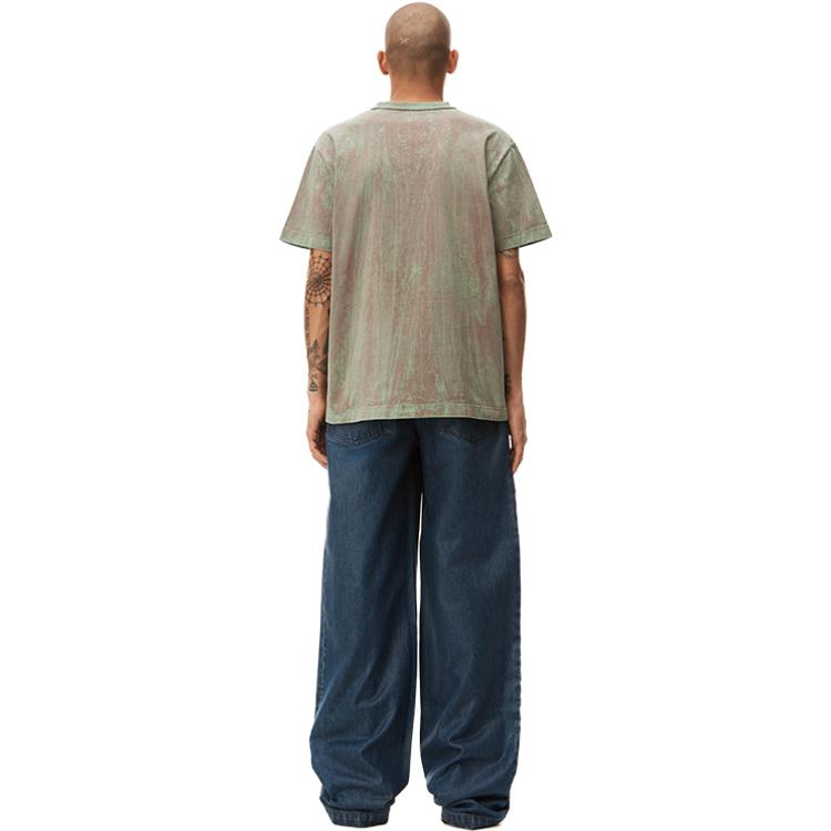 Shop Alexander Wang SS23 標誌印花圓領男女T恤 綠色 UCC2231622349