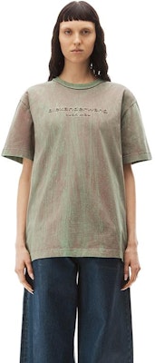 Alexander Wang SS23 標誌印花圓領男女T恤 綠色 UCC2231622349 Purchase Alexander Wang SS23 標誌印花圓領男女T恤 綠色 UCC2231622349