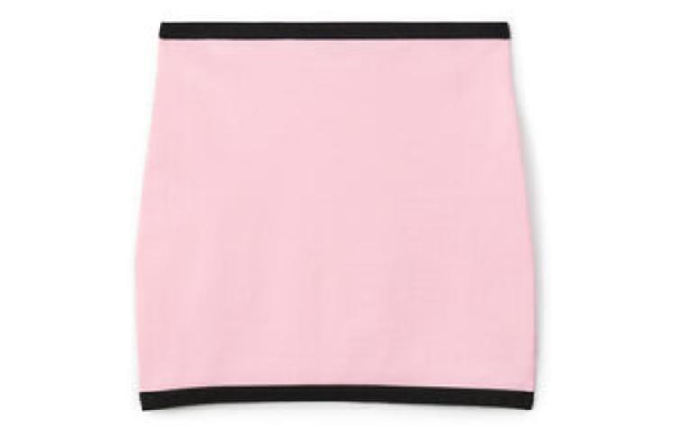 Order Alexander Wang SS23 Rok Midi Nylon Pink Dengan Hiasan Kristal. 1KC2235009-680