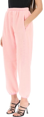 アレキサンダー ワン SS23 ピンク ロゴ刺繍 ジョガースウェットパンツ ユニセックス UCC1234069672A Purchase アレキサンダー ワン SS23 ピンク ロゴ刺繍 ジョガースウェットパンツ ユニセックス UCC1234069672A