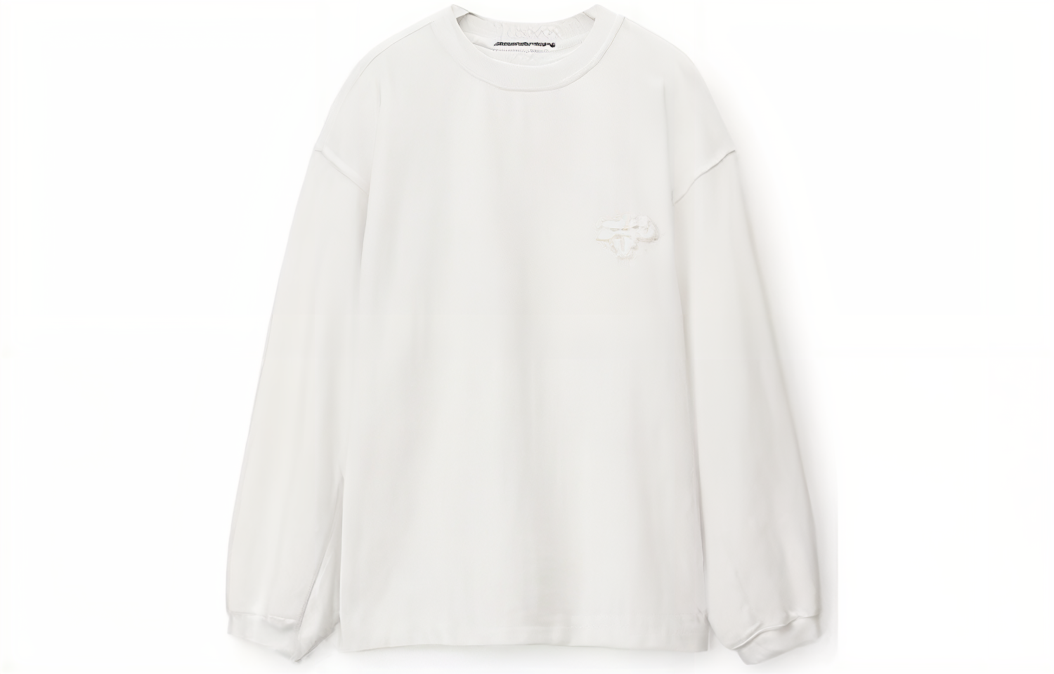 Alexander Wang SS23 Solid Color Sweatshirt  White 6CC3231011-100