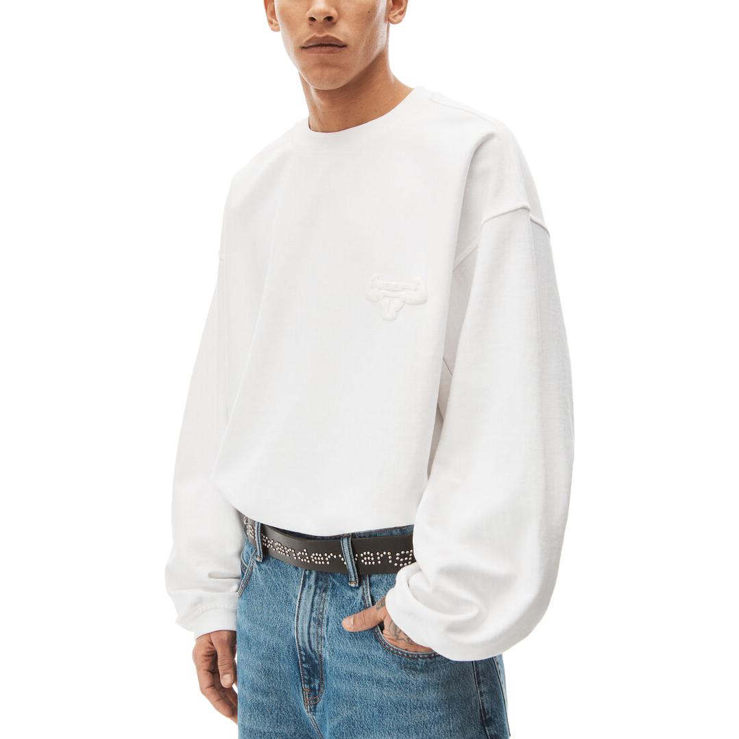 Lookbook Alexander Wang SS23 純色白色長袖上衣 6CC3231011-100