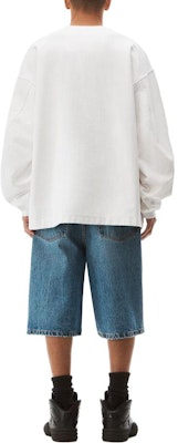 Alexander Wang SS23 純色白色長袖上衣 6CC3231011-100 Shop Alexander Wang SS23 純色白色長袖上衣 6CC3231011-100