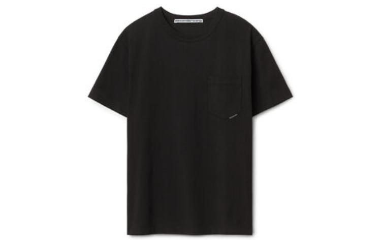Alexander Wang SS23 Unisex Black Crewneck T-Shirt Casual Wear UCC2221528-001