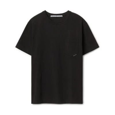 Alexander Wang SS23 Unisex Black Crewneck T-Shirt Casual Wear UCC2221528-001