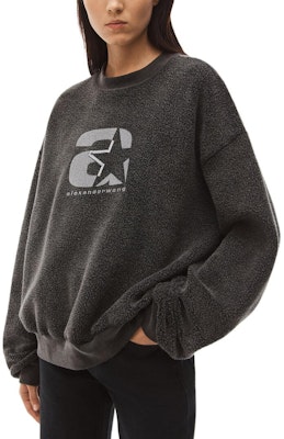 アレキサンダーワン SS23 ユニセックス ロゴ スウェットシャツ チャコールグレー UCC1231576-010 Shop アレキサンダーワン SS23 ユニセックス ロゴ スウェットシャツ チャコールグレー UCC1231576-010