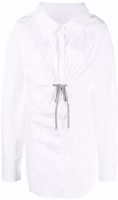 Alexander Wang SS23 White Single-Breasted Long Sleeve Shirt Dress 1WC1236209-100 Alexander Wang SS23 White Single-Breasted Long Sleeve Shirt Dress 1WC1236209-100