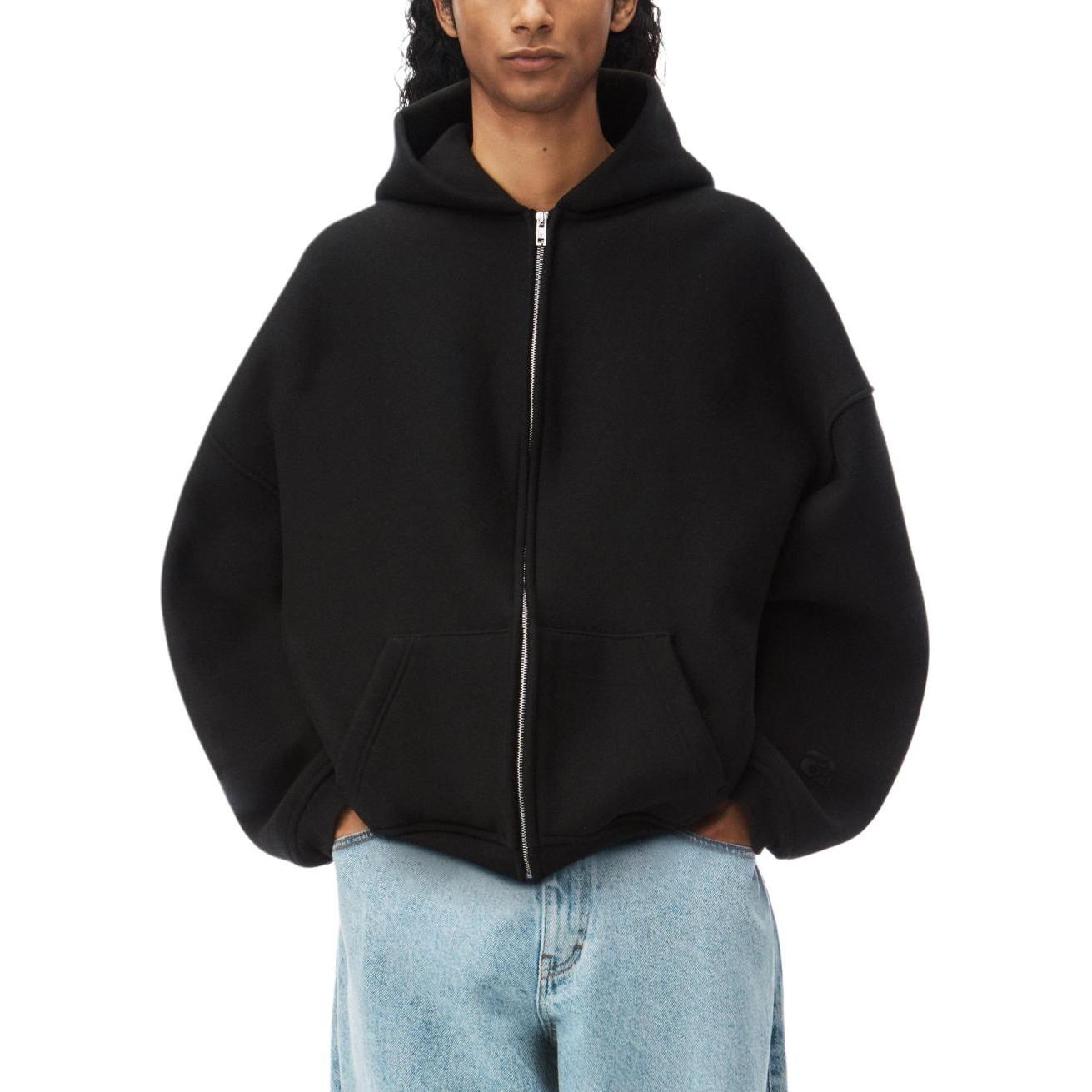 Lookbook 알렉산더 왕 SS24 스타 로고 프린트 블랙 후디 유니섹스 6CC2242051001