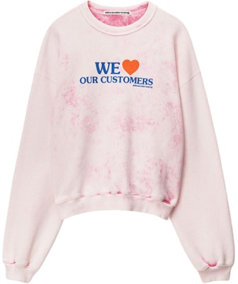 Alexander Wang SS24 Baju Sejuk Ringan Cetakan Hati Unisex Merah Jambu Muda UCC22416886-83A Buy Alexander Wang SS24 Baju Sejuk Ringan Cetakan Hati Unisex Merah Jambu Muda UCC22416886-83A