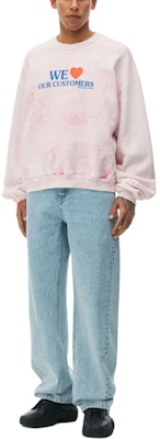 Alexander Wang SS24 Baju Sejuk Ringan Cetakan Hati Unisex Merah Jambu Muda UCC22416886-83A Lookbook Alexander Wang SS24 Baju Sejuk Ringan Cetakan Hati Unisex Merah Jambu Muda UCC22416886-83A