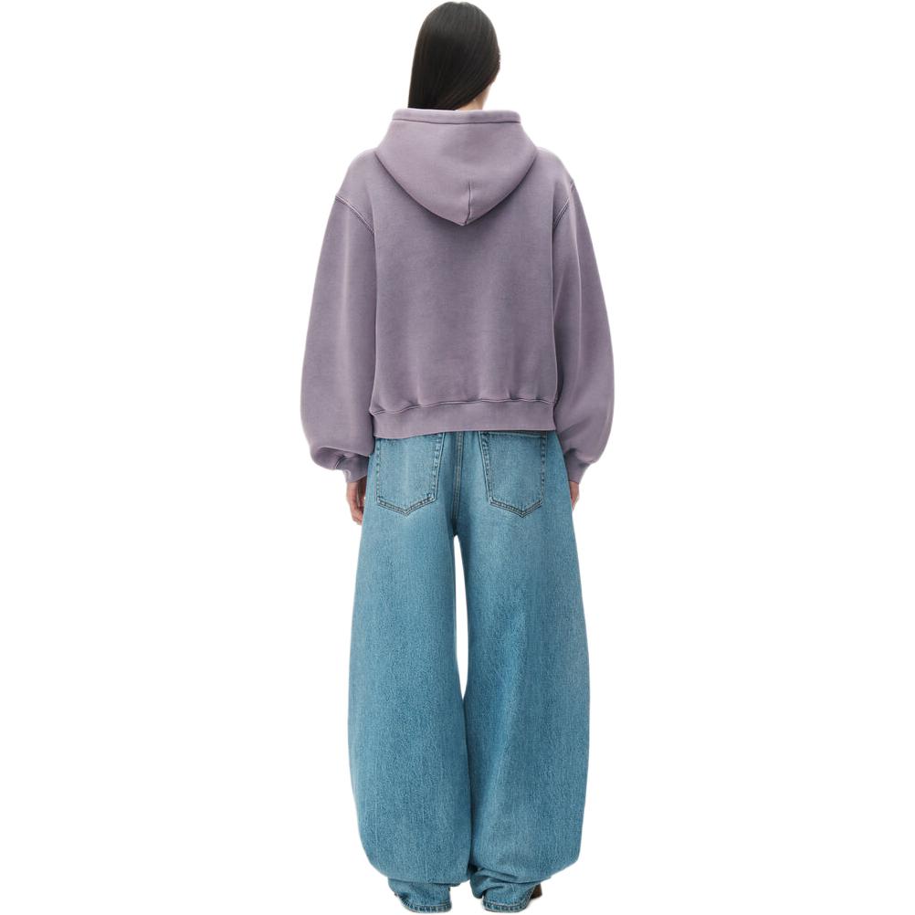 Purchase アレキサンダー ワン SS24 ロゴ テリー フーディ ユニセックス ライトパープル 4CC32220696-87A