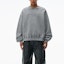 Lookbook Alexander Wang SS24 字母印花寬鬆中性灰色圓領衫 UCC22416960-37A