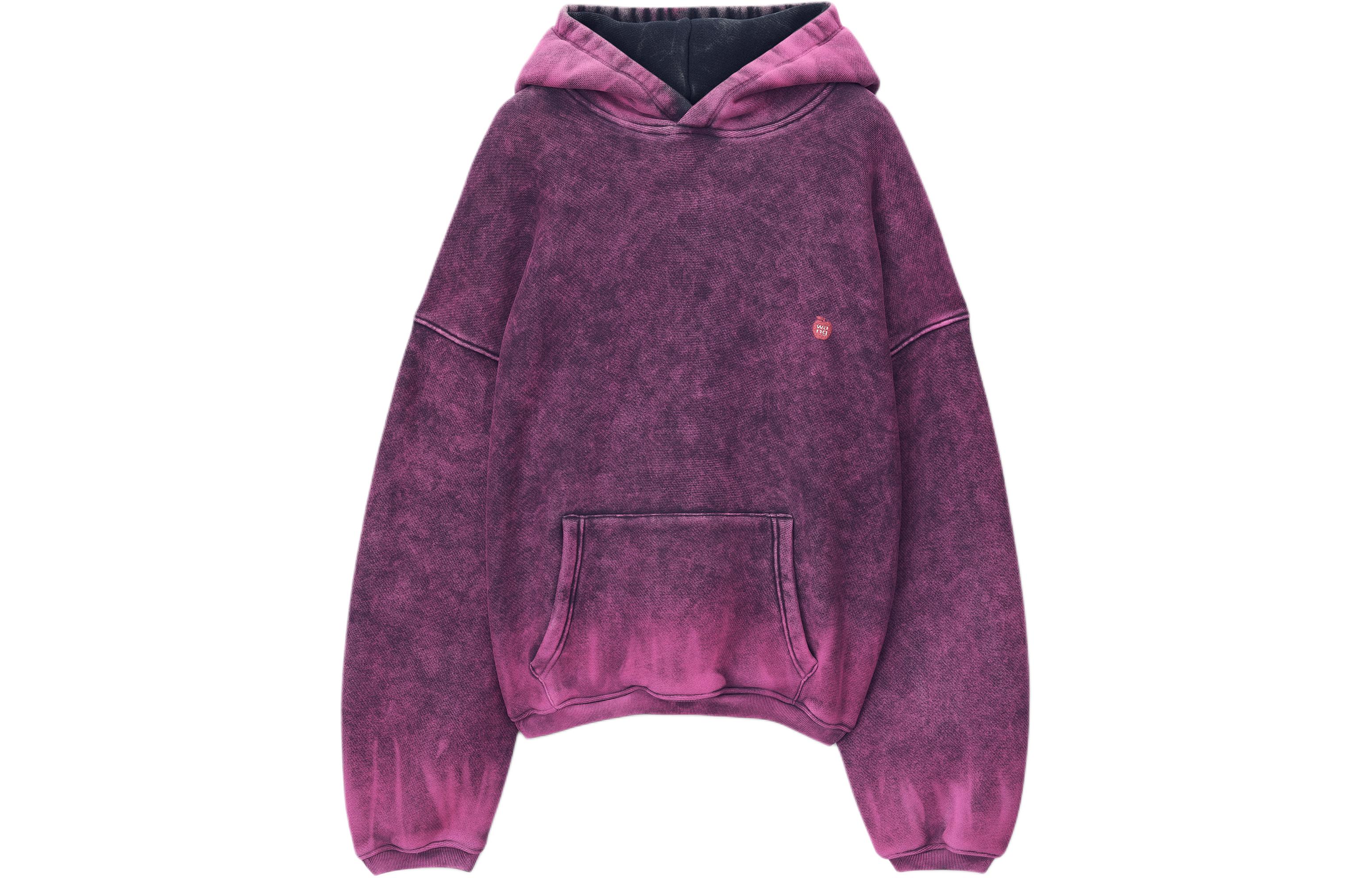 Alexander Wang SS24 Oversized Purple Hoodie Unisex Pullover Sweatshirt UCC12416949-52A