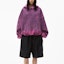 Lookbook 알렉산더 왕 SS24 오버사이즈 퍼플 후드티 유니섹스 풀오버 스웻셔츠 UCC12416949-52A