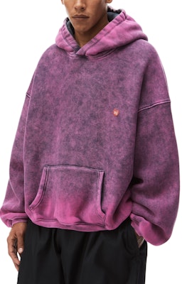 알렉산더 왕 SS24 오버사이즈 퍼플 후드티 유니섹스 풀오버 스웻셔츠 UCC12416949-52A Purchase 알렉산더 왕 SS24 오버사이즈 퍼플 후드티 유니섹스 풀오버 스웻셔츠 UCC12416949-52A