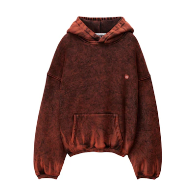 Alexander Wang SS24 Oversized Red Pullover Hoodie Unisex UCC12416946-44A
