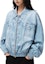 Purchase Alexander Wang SS24 Jaket Denim Zip-Up Oversized Biru Uniseks UWC12420274-87A