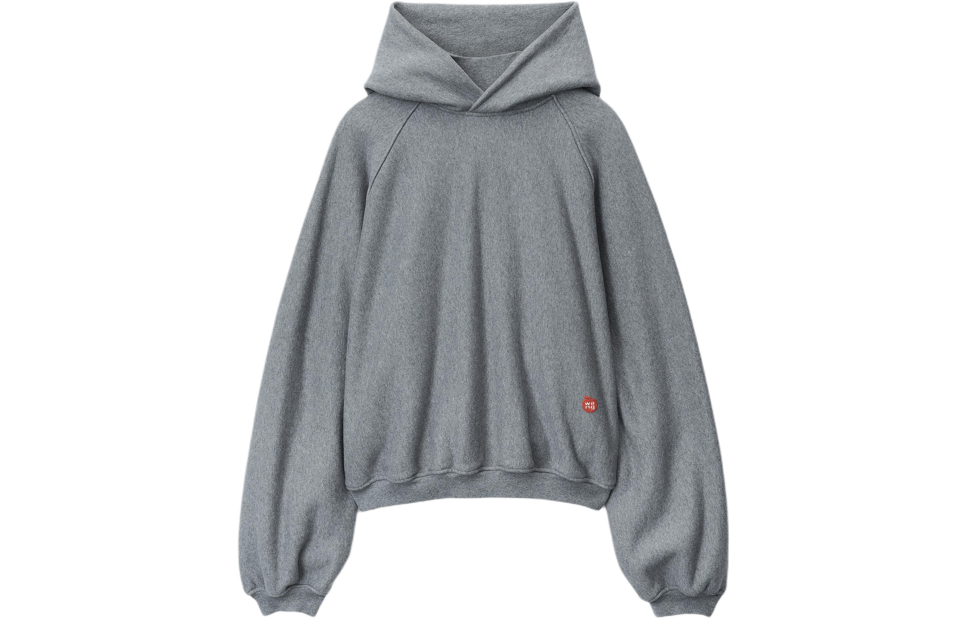 Order Sudadera Unisex Alexander Wang SS24 Cuello Alto Holgado Gris Raglán. UCC1241673-079
