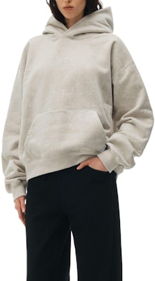 Alexander Wang SS24 Hoodie Unisex Abu-Abu dengan Kantong Kanguru. UCC12416712-69A Details for Alexander Wang SS24 Hoodie Unisex Abu-Abu dengan Kantong Kanguru. UCC12416712-69A