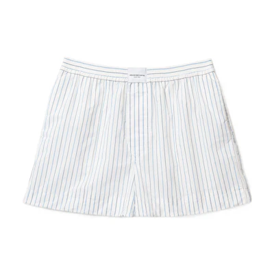 Alexander Wang Striped Shorts Unisex White. UWC2224038-100