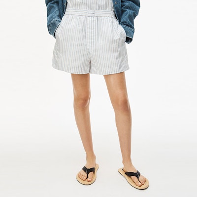 Alexander Wang Seluar Pendek Berjalur Uniseks Putih. UWC2224038-100 Details for Alexander Wang Seluar Pendek Berjalur Uniseks Putih. UWC2224038-100