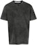 Order Alexander Wang Unisex Acid Wash Ribbed Cotton Black T-Shirt UCC1231602-007