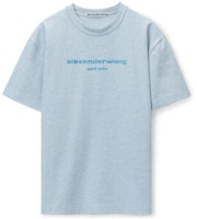 Alexander Wang Unisex Blue Crewneck Letter Print Short Sleeve T-Shirt UCC32316404-51A Alexander Wang Unisex Blue Crewneck Letter Print Short Sleeve T-Shirt UCC32316404-51A