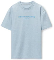 Order Alexander Wang 男女藍色字母印花短袖圓領T恤 UCC32316404-51A