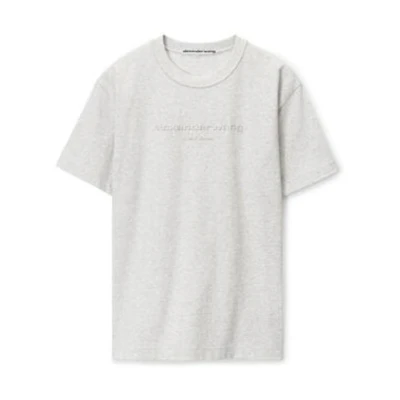 Alexander Wang Unisex Casual Minimalist Short Sleeve T-Shirt UCC3231640-050
