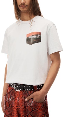 亞歷山大王中性寬鬆圖案印花白色圓領T恤 UCC4231673-083 Shop 亞歷山大王中性寬鬆圖案印花白色圓領T恤 UCC4231673-083