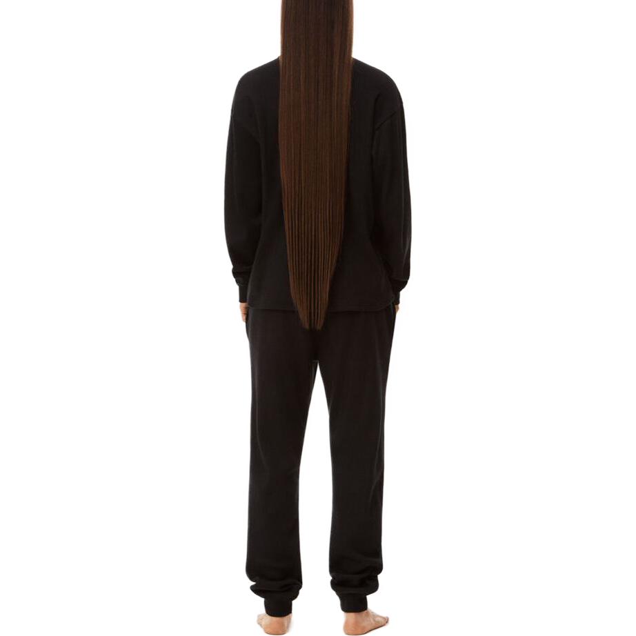 Shop Alexander Wang Unisex Oversized Crewneck Pullover Sweatshirt Long Sleeve UCC4221611-001