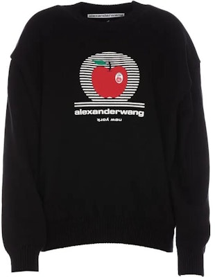 Sudadera Unisex Negra Alexander Wang Oversize con Estampado de Comida. 1KC3231041-001 Buy Sudadera Unisex Negra Alexander Wang Oversize con Estampado de Comida. 1KC3231041-001