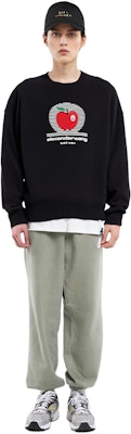 Sudadera Unisex Negra Alexander Wang Oversize con Estampado de Comida. 1KC3231041-001 Shop Sudadera Unisex Negra Alexander Wang Oversize con Estampado de Comida. 1KC3231041-001