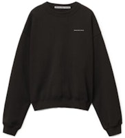 Alexander Wang Unisex Solid Color Sweatshirt Black. UCC3211471-001 Alexander Wang Unisex Solid Color Sweatshirt Black. UCC3211471-001