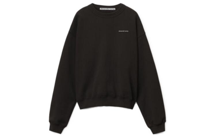 Order Sudadera Unisex Negra de Color Sólido Alexander Wang. UCC3211471-001