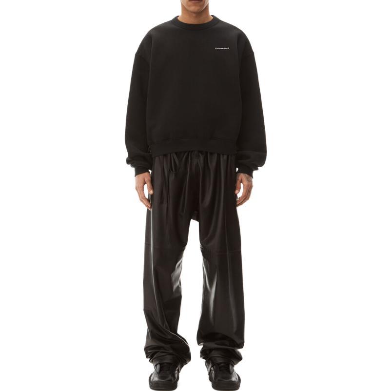 Lookbook Sudadera Unisex Negra de Color Sólido Alexander Wang. UCC3211471-001