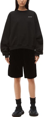 Sudadera Unisex Negra de Color Sólido Alexander Wang. UCC3211471-001 Shop Sudadera Unisex Negra de Color Sólido Alexander Wang. UCC3211471-001