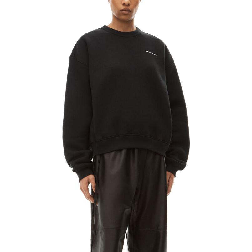 Details for Sudadera Unisex Negra de Color Sólido Alexander Wang. UCC3211471-001