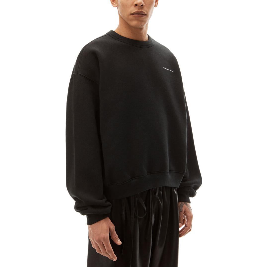 Sizing Sudadera Unisex Negra de Color Sólido Alexander Wang. UCC3211471-001