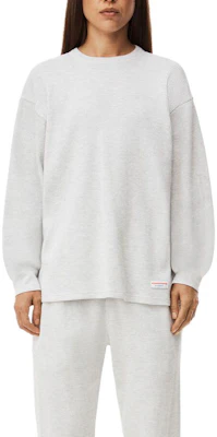 亚历山大王男女同款纯色白色圆领长袖卫衣 UCC4221611-030 Shop 亚历山大王男女同款纯色白色圆领长袖卫衣 UCC4221611-030