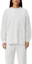 Shop 亚历山大王男女同款纯色白色圆领长袖卫衣 UCC4221611-030
