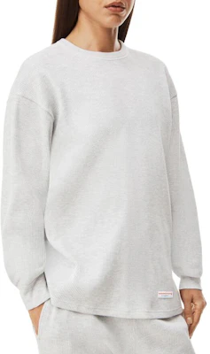 亚历山大王男女同款纯色白色圆领长袖卫衣 UCC4221611-030 Details for 亚历山大王男女同款纯色白色圆领长袖卫衣 UCC4221611-030