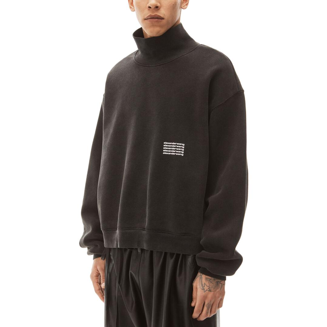 Details for Alexander Wang 男女款純色套頭衛衣 黑色 UCC3221538-007