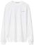 Order Alexander Wang Unisex Putih Kaos Lengan Panjang Katun High-Twist. UCC3211013-100