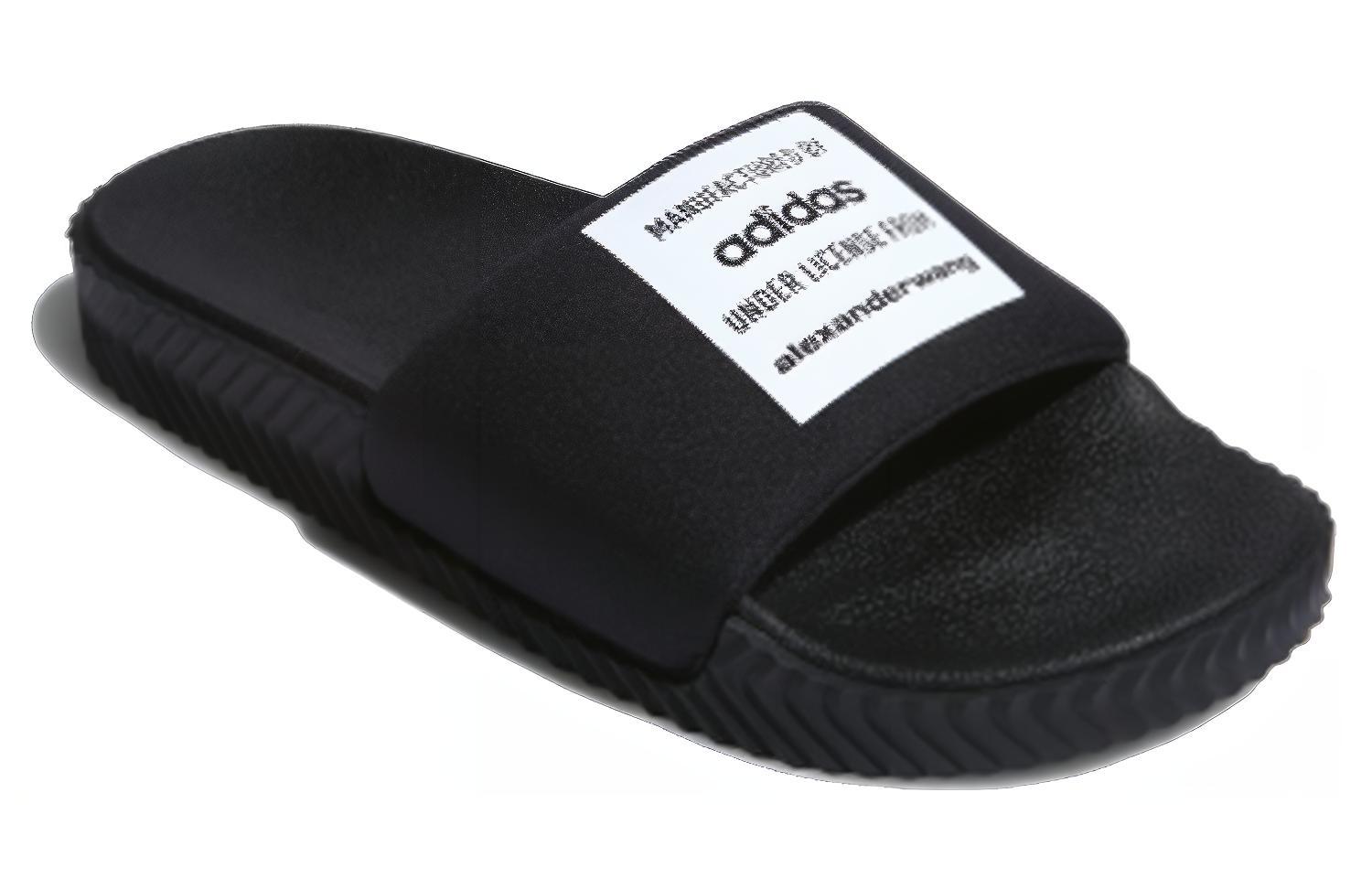Lookbook Alexander Wang x adidas Adilette Slide 'Core Black' Sandalias Negras G28220