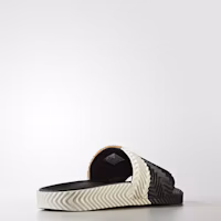 Shop Alexander Wang x adidas 阿迪莱特凉拖 ‘黑白’ AC7408
